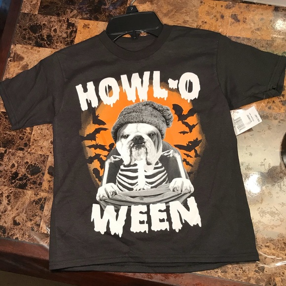 Other - Kids Halloween shirt dog howl o ween NWT Size 7